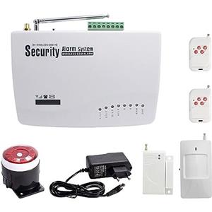 Generico Kit Allarme Antifurto Casa Wireless Wifi Integrato con Sirena e Antenna