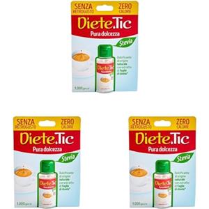Diete.Tic, Stevia Dolcificante Liquido Zero Calorie, Pratica Confezione da 150 ml (1000 Gocce), Senza Glutine, Senza Conservanti e Aspartame, Ottimo per Dolcificare Bevande, Yogurt, Macedonie, Dolci