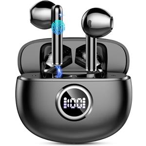 Motost 2026 Cuffie Bluetooth,Auricolari Bluetooth 5.4 In Ear Stereo con 4 Microfono ENC,50 Ore Cuffiette Wireless Cancellazione Rumore, Cuffie Senza Filo HiFi Stereo IP7 Impermeabili per iOS & Android