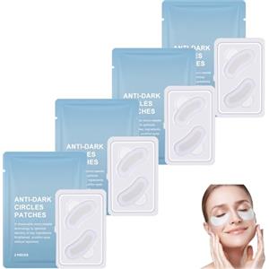 Generico Patch Occhi con Microaghi 1Paia,Cerotti Idratanti all'Acido Ialuronico, Effetto Rassodante, Attenua Rughe, Occhiaie e Gonfiori, Cura del Contorno Occhi per Uomo e Donna,Matrimoni (4pacchetto)