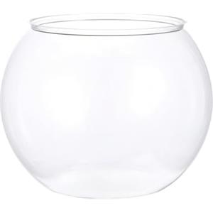 Generico Boccia Di Pesce In Vetro - Mini Vaso A Bolle Trasparente ABS 2 Misure | Contenitore Per Piante Acquario | Decorazione Casa Ufficio | Centrotavola Multifunzionale Compatto Durevole