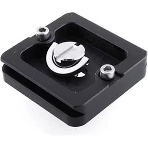TFAOYS PU40 Piastra a sgancio rapido per treppiedi compatibile con la maggior parte delle teste a sfera e delle fotocamere, attacco sicuro piastra di montaggio per treppiede