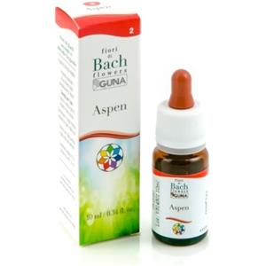 GUNA SpA Fiori di Bach Aspen 10ml - Rimedio Naturale per Paure e Ansia, Ricettività e Centratura