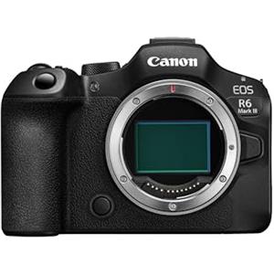 Canon Fotocamera di sistema EOS R6 Mark III, alloggiamento, 32,5 MP, full frame, 40 FPS, WiFi, doppio slot per schede