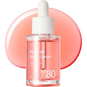 TOSOWOONG Siero Peach 80 Niacin, con 5% niacinamide, alfa-arbutina e vitamina B12, siero viso idratante che aiuta a migliorare l'aspetto della pelle, skincare coreana, 33ml
