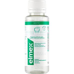 Elmex Collutorio Sensitive 100 ml - Protezione per Denti Sensibili con Fluoruro Amminico