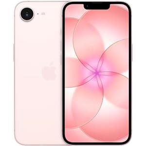 Apple iPhone 17e 256 GB: display Super Retina XDR da 6,1'', chip A19, un giorno intero di autonomia, fotocamera Fusion da 48MP - Rosa cipria