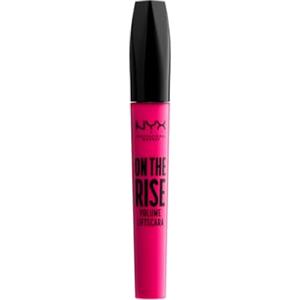 NYX Professional Makeup On The Rise Volume Liftscara, Mascara per lifting e volume istantanei, Scovolino in elastomero a forma di clessidra, Formula vegana, 10 ml, Colore: Extreme Black