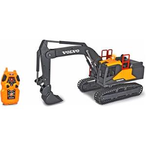 Dickie Toys Volvo Mining Excavator Radiocomando 60 cm con Luci e Suoni, 4 Canali, 2,4 GHz, per Bambini dai 3 Anni
