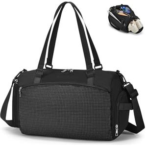 SPAHER Borsone da Viaggio British Airways 40x30x15 Bagaglio a Mano Borsone Palestra Sportiva con Porta Scarpe e Tasca Umida Borsa da Viaggio Piscina Fitness Donna Uomo Impermeabile 20L Travel Bag