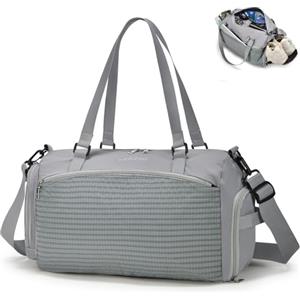 SPAHER Borsone da Viaggio British Airways 40x30x15 Bagaglio a Mano Borsone Palestra Sportiva con Porta Scarpe e Tasca Umida Borsa da Viaggio Piscina Fitness Donna Uomo Impermeabile 20L Travel Bag