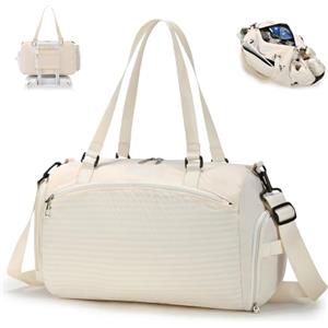 SPAHER Borsone da Viaggio British Airways 40x30x15 Bagaglio a Mano Borsone Palestra Sportiva con Porta Scarpe e Tasca Umida Borsa da Viaggio Piscina Fitness Donna Uomo Impermeabile 20L Travel Bag