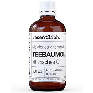 wesentlich. Tea tree oil - olio essenziale puro di wesentlich. - 100% naturale dalla bottiglia di vetro (100ml)
