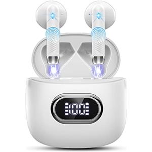 Drsaec Cuffie Bluetooth, 2026 Nuovo Auricolari Bluetooth 5.4 Cuffie Wireless In Ear con 6D Stereo/4 ENC Mic, 42Ore Cuffie Senza Fili Cancellazione Rumore Cuffiette Sport Earbuds IP7 Impermeabili Headphones