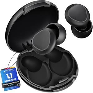 Sokzixx Tappi Orecchie Dormire - Isolamento acustico da laboratorio da 35 dB | Tecnologia SkinFit™ | Dormi come un bambino | Per viaggi e concerti | Vestibilità in 4 taglie (XS/S/M/L)