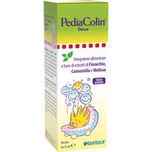 PediaColin Gocce 15ml - Integratore Digestivo con Finocchio, Camomilla e Melissa
