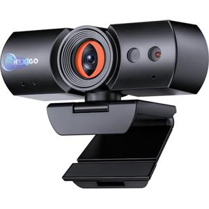 NexiGo HelloCam Pro, Webcam con Windows Hello, Autofocus 1080P 60FPS, Vera Privacy, Otturatore Elettronico Automatico, Fotocamera per Computer, Microfono, Miglioramento del Viso