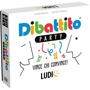 Ludic Dibattito Party Vince Chi Convince! Il party game del Debate IT59742 Gioco Di Società Per La Famiglia Per 3-10 Giocatori Made In Italy