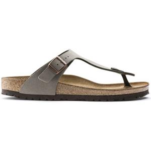 Birkenstock per uomo. 43391 Sandali Gizeh Birko-Flor grigi [3134711], Basso, Nessuno, Casual, Grigio