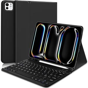 AGARELE Cover Tastiera per iPad Pro 11(M4) con Portapenne
