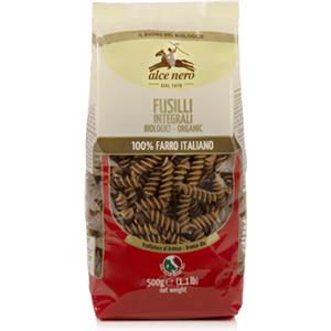 ALCE NERO Fusilli Integrali 100% Farro Bio - 500 g
