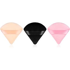 Sibba Polvere sciolta Trucco Soffio Make Up Spugna Viso Fondotinta Correttore Triangolo Cosmetici Impostazione di bellezza Idratante Applicatore Grip Primer Brow Lift Liner Pad Tecniche Artista