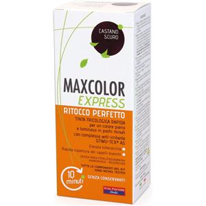 Maxcolor Express Tinta Capelli Castano Scuro - Soluzione Rapida in 10 Minuti