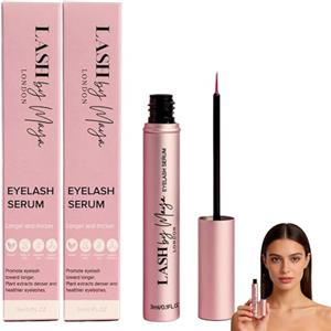 BFDGEWS Lash By Marya Siero Ciglia London,Glowsty Lashes Siero Ciglia (2PCS)