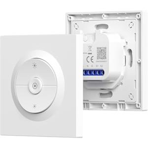 SONOFF Orb-DIM, Matter Smart Dimmer Switch, WiFi da 2,4 GHz, cavo neutro richiesto, per lampade LED/incandescenti/alogene, compatibile con Homekit/Siri, Amazon Alexa e Google Home