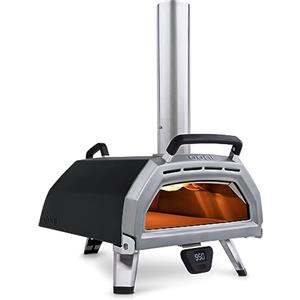 Ooni Karu 16 Forno per pizza multicombustibile - Forno per pizza all'aperto in legno, gas o carbone - Cucina esterna - Cuocere autentiche Pizze su pietra in 60 secondi