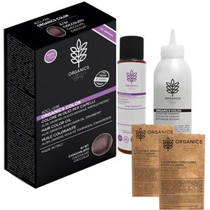 SMA SRL Organics Pharm Organic Color 6/61 Cioccolato - Colore in Olio per Capelli con Ginseng e Olio di Girasole