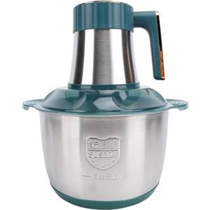 Depisuta Robot da Elettrico, Tritatutto Elettrico Multifunzione in Acciaio Inossidabile da 500 W 5 Litri per Verdure Frutta Patate Cipolle Aglio e Noci, Tritacarne per Uso
