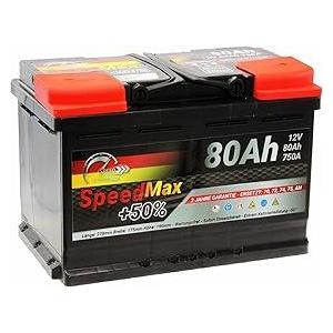 Akhan Batteria Speed Max 80Ah L3 750A batteria di avviamento batteria per auto