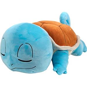 Bandai - Peluche Carapuce (Squirtle) 40 cm - Morbido e adorabile Pokémon che dorme