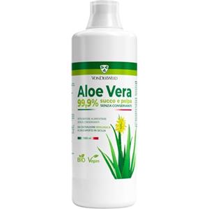 Vonderweid - Puro Succo di Aloe Vera Italiana Biologica | Integratore Alimentare Depurativo Digestivo Lenitivo e Nutriente con Aloe Vera da Bere | Non Filtrato | Made in Italy | 1000 mL