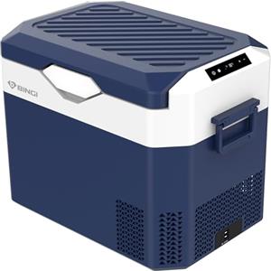 B BINGI Bingi 30L Frigorifero Portatile Elettrico,Congelatore Portatile per Auto,Mini Frigorifero da Campeggio Frigo Elettrico 12V/24V/220V compressore per RV Camion,Barca,Camper