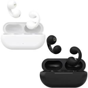 AKIZA Auricolari Bluetooth Open Ear a Conduzione Ossea - Cuffie Wireless a Clip Senza Fili, Ideali per Sport Running e Guida, Leggeri, Sicuri e Confortevoli