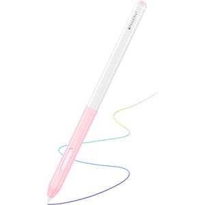 MoKo per Apple Pencil Pro Custodia, Apple Pencil 2a Gen. Custodia in silicone, Cover Protettiva Trasparente Custodia Compatibile solo con iPad Pencil Pro e 2a Gen., Sakura Rosa