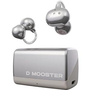 auvstar Auricolari Bluetooth open ear,Auricolari Conduzione Ossea,Cuffie Traduttore Istantaneo,Wireless Bluetooth 6.0,Durata Della Batteria di 25 ore,Supporta la Traduzione in 68 lingue (Argento)