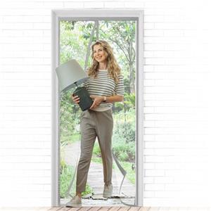 Wzlxcxxy Zanzariera Magnetica 100x260cm, Zanzariera Porta di Nuova Concezione, Buona Estate Lontano dalle Zanzare, Grigio