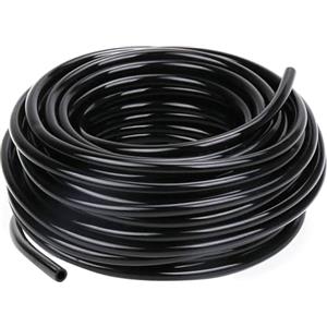 Wzzy Gurden Micro Tubo di irrigazione, Linea di irrigazione a Goccia, Tubo di Alimentazione Nero I.D 8mm/O.D 11mm per Sistema di irrigazione da Giardino(10M)