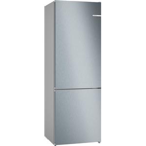 Bosch Serie 4 KGN492LDF Frigorifero Combinato da libera installazione 203 x 70 cm Metal look Classe D GARANZIA ITALIA