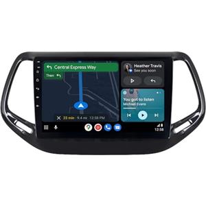 ACAVICA Autoradio Android 15 per Jeep Compass 2017-2020 - 10.1" Touch HD 1280x800 - Wireless CarPlay & Android Auto - GPS, WiFi, Bluetooth, FM/RDS