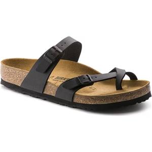 NATURAL LOOK Birkenstock Mayari Black Birko Flor - N. 40 - Calzata Normale Regular Fit - Nero