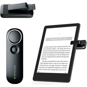 Hogance RF Telecomando Pagina Turner per Kindle, Accessori per la Lettura Kindle Paperwhite Oasis Scribe, Turner di Pagine Senza Fili per Lettori Elettronici di iPad Tablets, Nero