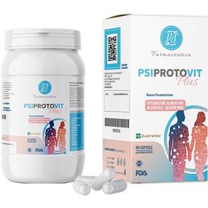 FL GROUP PSIPROTO VIT PLUS - Integratore alimentare con Magnesio e L-carnitina, 90 capsule gastroresistenti
