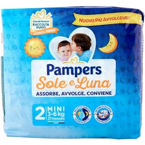 PAMPERS SOLE E LUNA MINI x21