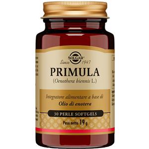 Solgar Primula - Integratore Alimentare con Olio di Enotera per Pelle e Articolazioni, 30 Perle Softgel