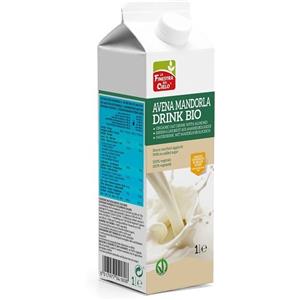 La Finestra sul Cielo Bevanda Avena con Mandorla Bio 1 Litro - 100% Vegetale, Senza Lattosio e Zuccheri Aggiunti