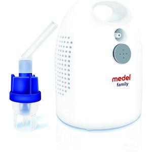 Medel Family Aerosol a Pistone per Aerosolterapia - Inalatore per Tutta la Famiglia